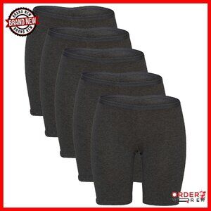 Women's Cotton Boyshort Underwear 6.5" Leg Anti-Chafe Plus Size